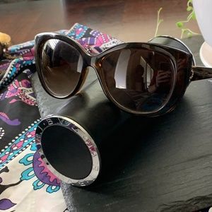 BVLGARI Cat Eye Sunglasses w/ case (EUC)